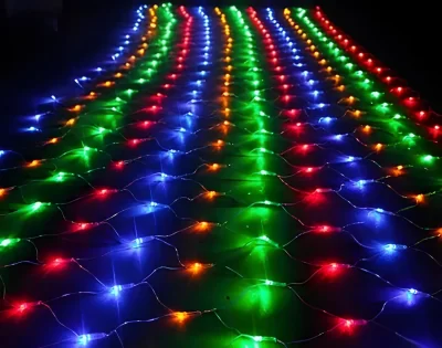 Cortina red led 3m x 3m - multicolor - Image 2