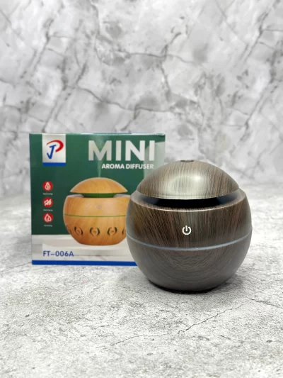 Humidificador esférico simil madera