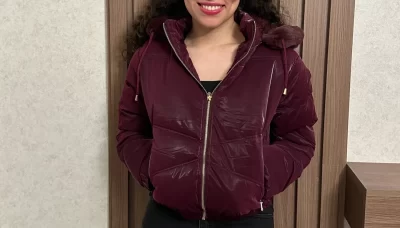 Campera perlada mujer