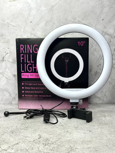 Kit Aro led RGB 10" / 26cm + trípode