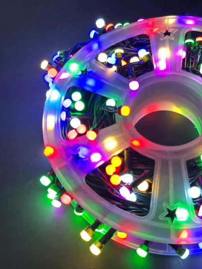 Luz led carrusel 50m - multicolor