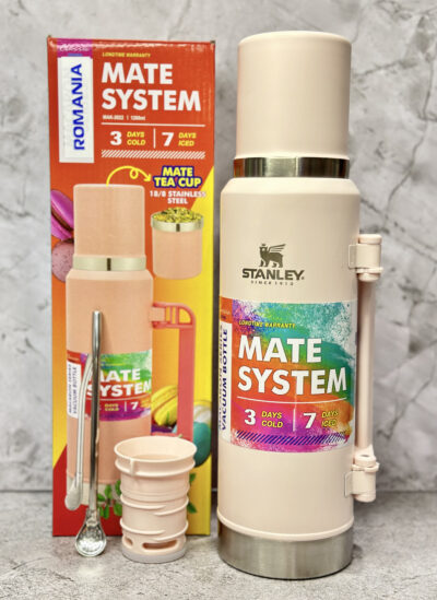 Termo c/ tapa-mate Romania pastel 1200ml