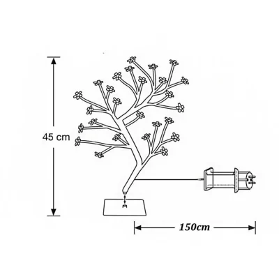 Árbol Bonsai led - cálido - Image 2