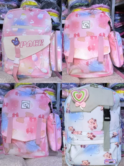 Mochila escolar Kawaii beer - Image 3