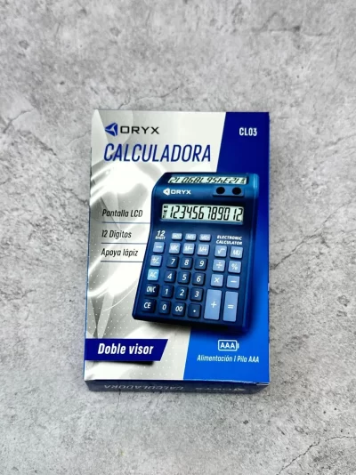 Calculadora Oryx doble pantalla CL03