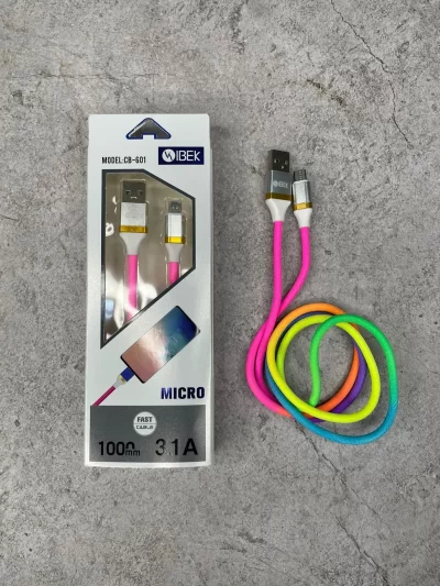 Cable Ibek arcoiris v8 CB-601