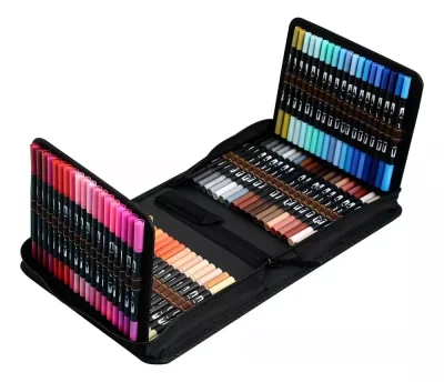 Marcadores Dual brush 80 pcs