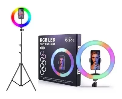 Aro led RGB 26cm / 10" + tripode