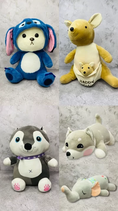 Peluche con manta - MODELOS VARIOS